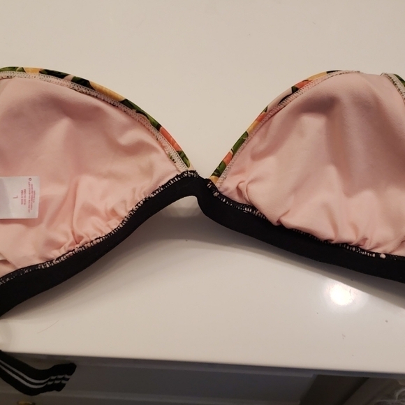 Xhilaration Citrus Print Bikini Top - Picture 9 of 12